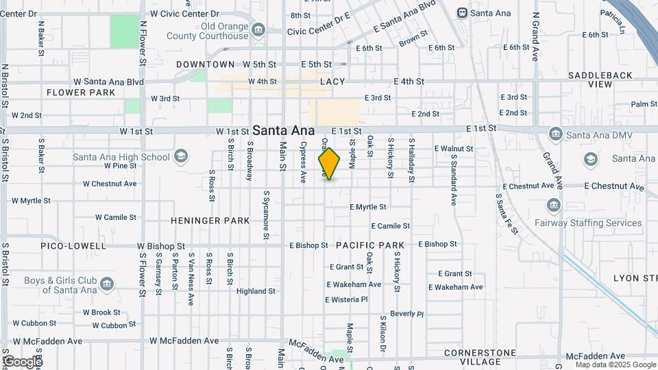321 S Orange Ave Mapa y Detalles de la Ubicación