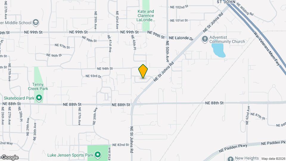4608 NE 91st Way Map and Location Details
