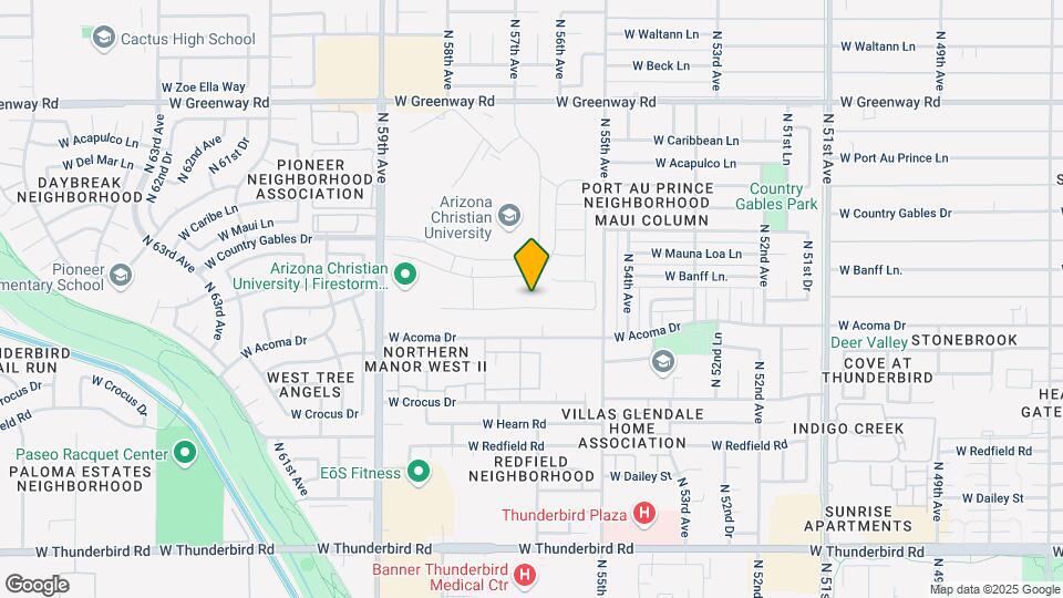 5614 W St Moritz Ln Map and Location Details