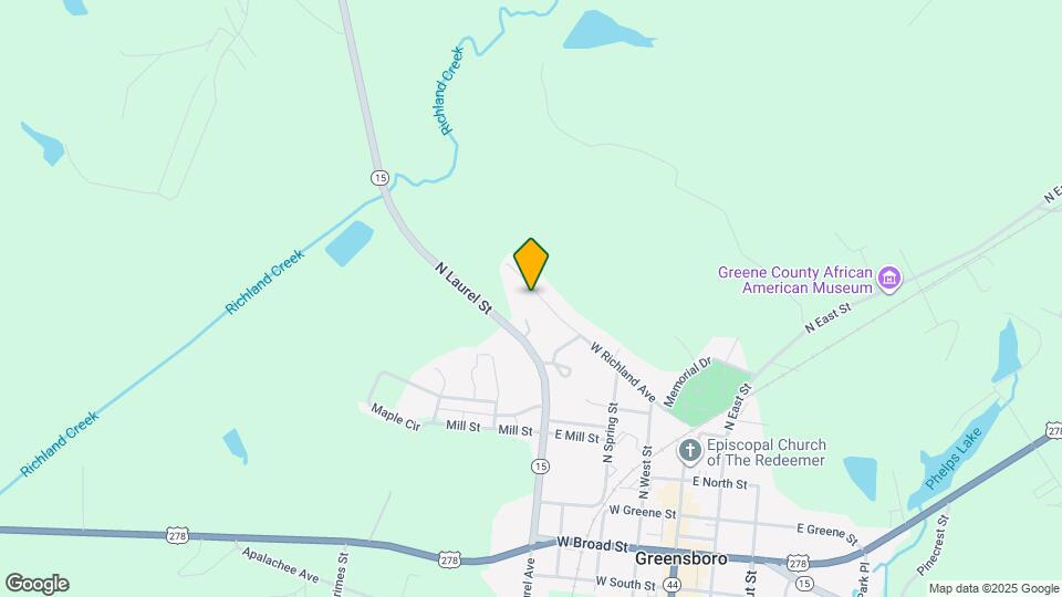 414 W Richland Ave Map and Location Details