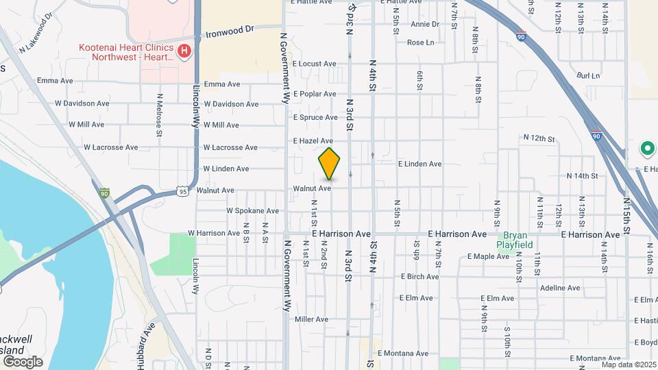 1403 N 2nd St Map and Location Details