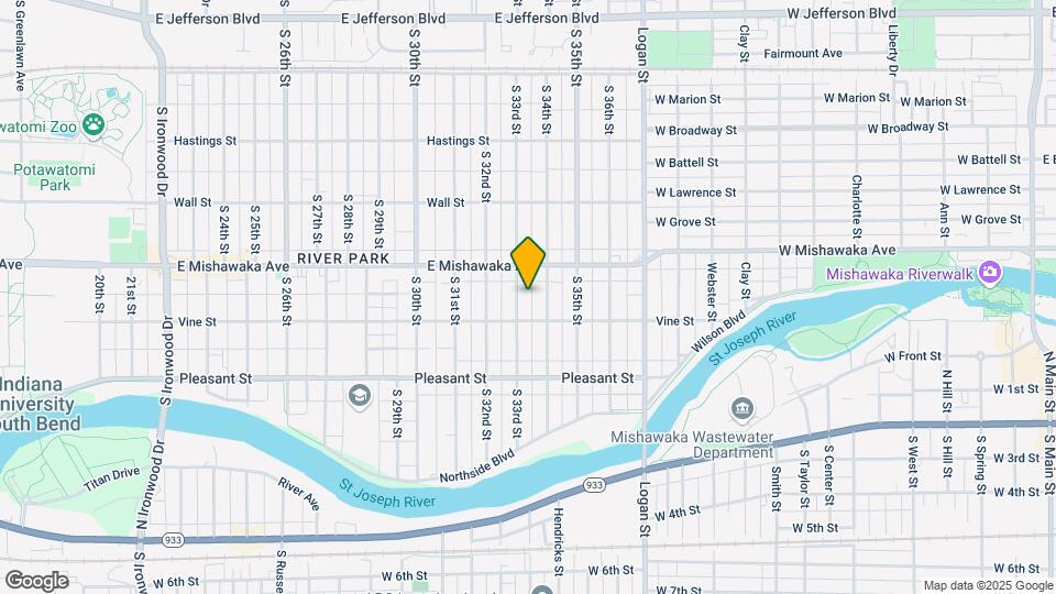 926 S 33rd St Map and Location Details