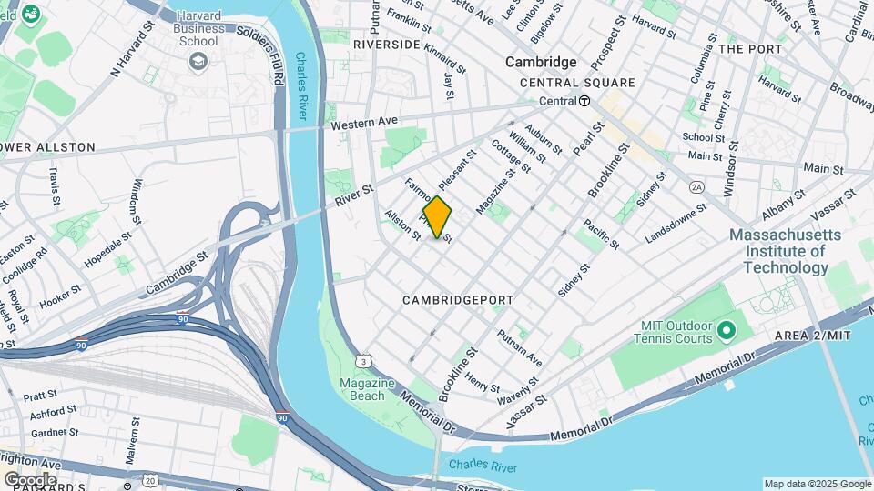 265 Allston St, Unit #1 Map and Location Details