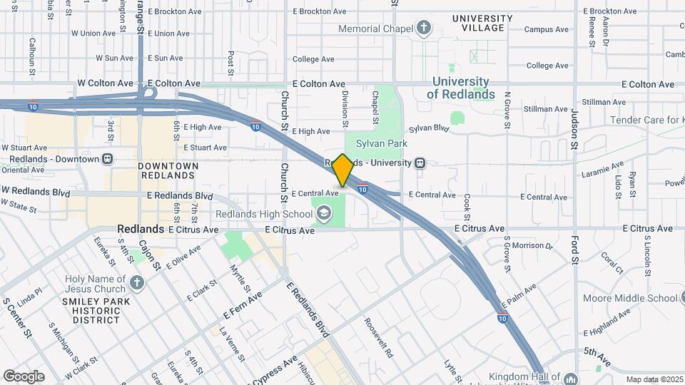 915 E Central Ave Map and Location Details