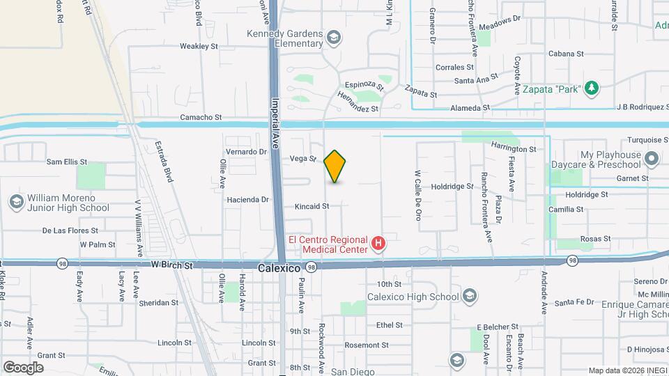 Calexico Gardens Map and Location Details