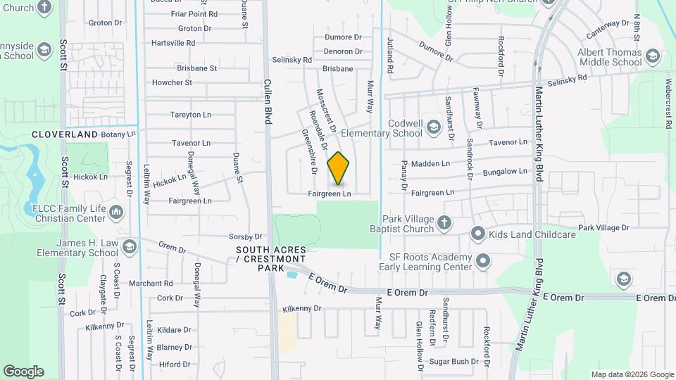 11830 Mosscrest Dr Map and Location Details