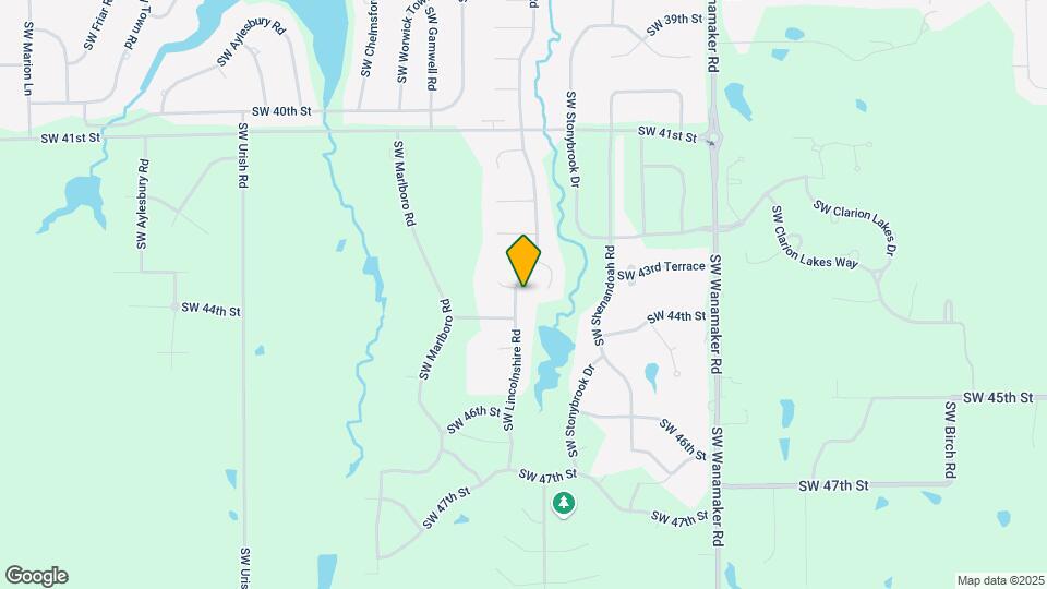 4320 SW Lincolnshire Rd Mapa y Detalles de la Ubicación