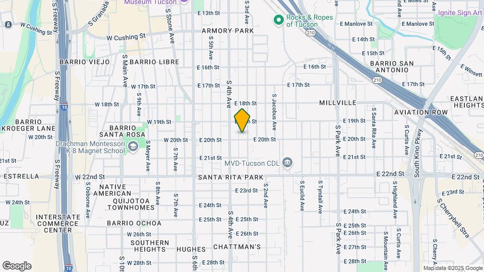 331-339 E 20th St Map and Location Details