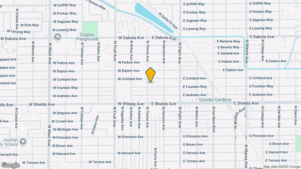 15 E Fountain Way Map and Location Details