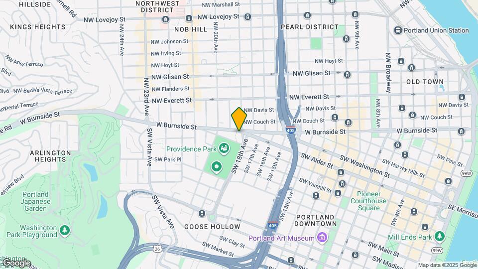 1926 W Burnside St, Unit 1213 Mapa y Detalles de la Ubicación