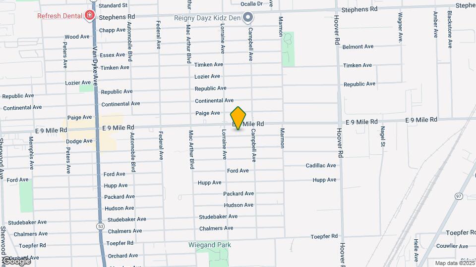 11051 Dodge Ave Map and Location Details
