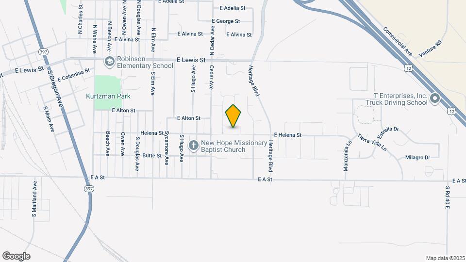 2513 E Helena St Map and Location Details