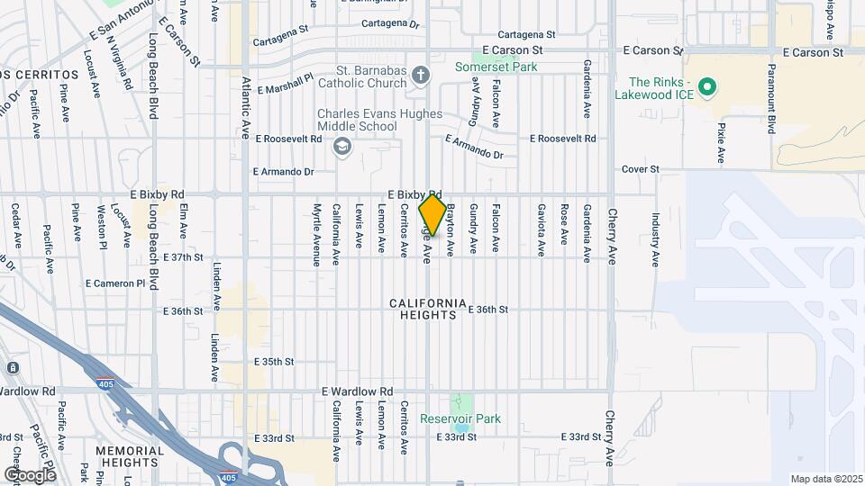 3716 Orange Ave Map and Location Details