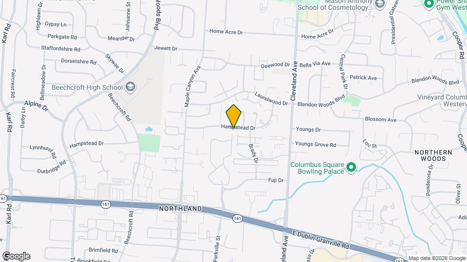 2283 Hampstead Dr Map and Location Details