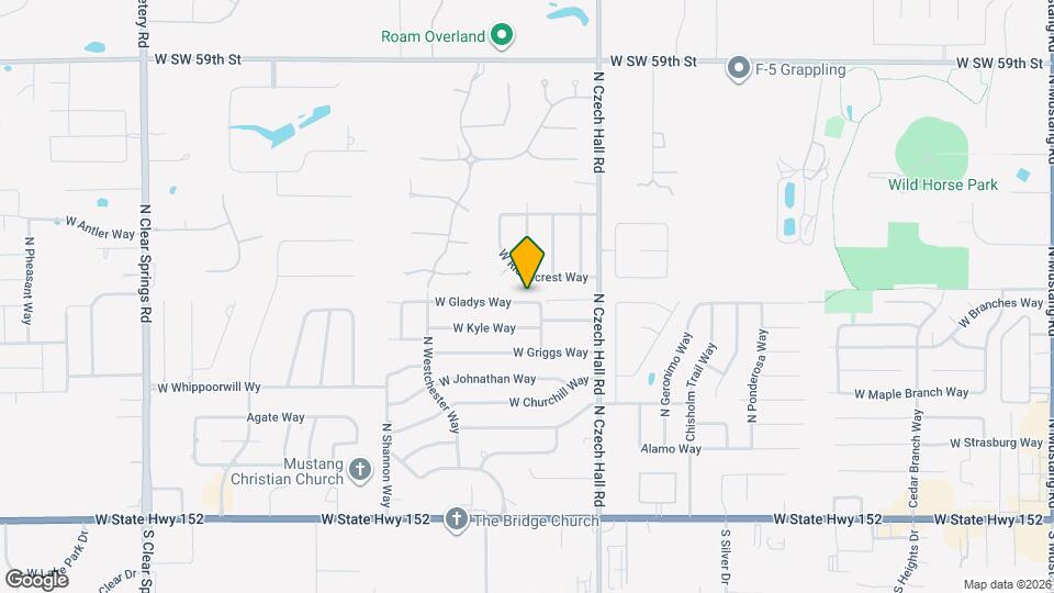 1013 W Gladys Way Map and Location Details