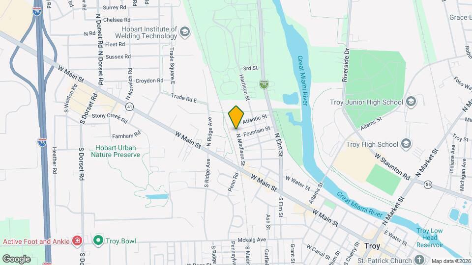 446 N Madison St Map and Location Details