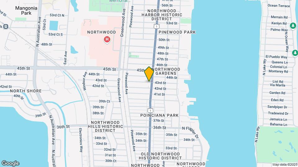 600 43rd St Mapa y Detalles de la Ubicación
