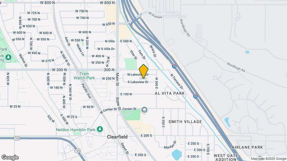 203 S Lakeview Dr Map and Location Details