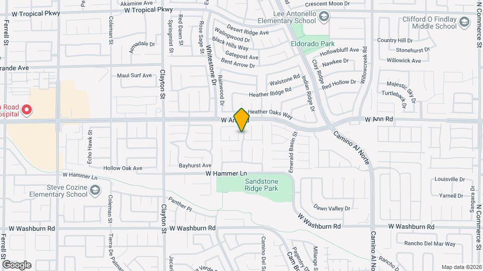 5520 Latrobe Bluff St Map and Location Details