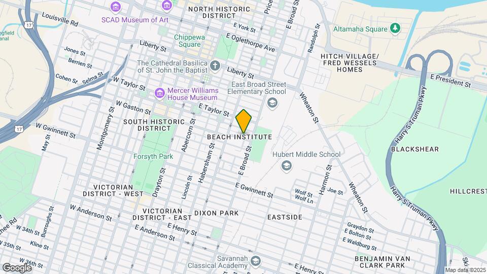542 E Gaston St Map and Location Details