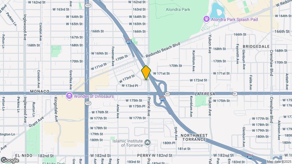 17217 Prairie Ave Mapa y Detalles de la Ubicación