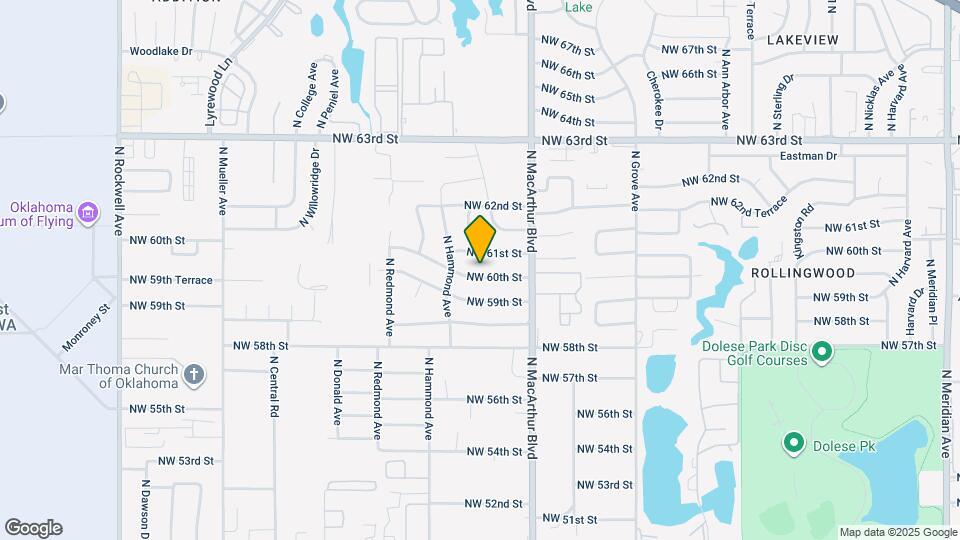5937 NW 60th St Map and Location Details
