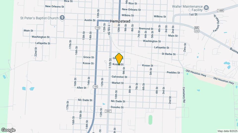 1506 10th St Map and Location Details