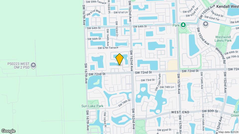 16293 SW 71st Terrace Map and Location Details