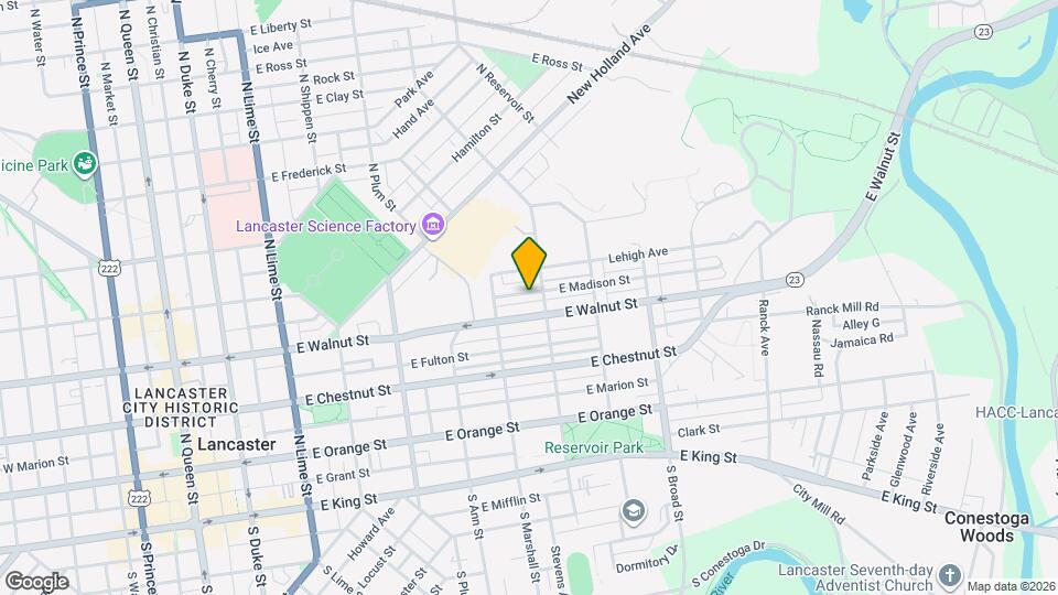 644 E Madison St Map and Location Details