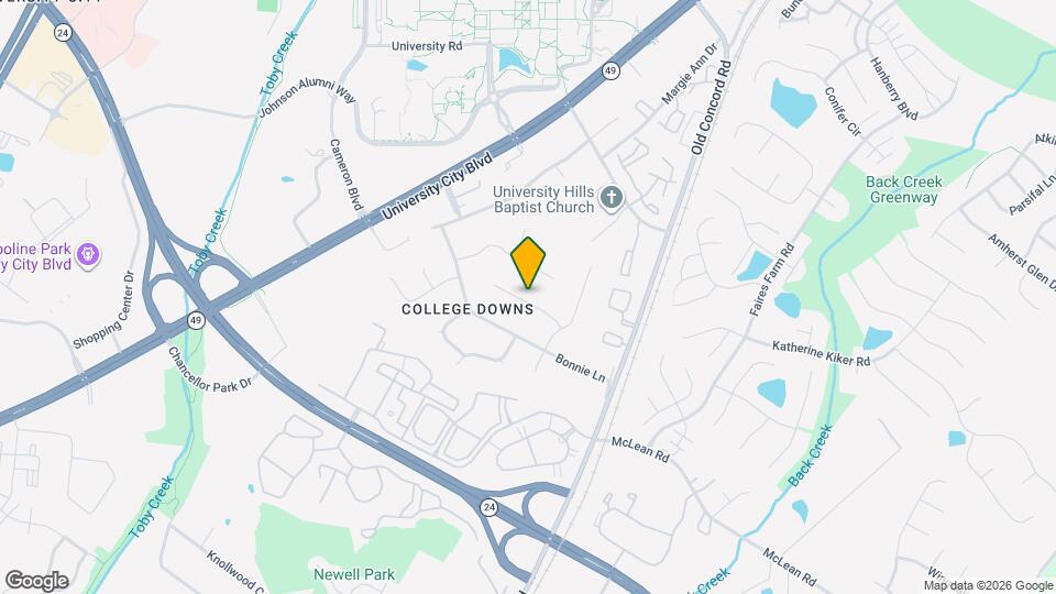 1635 Van Dyke Dr Map and Location Details