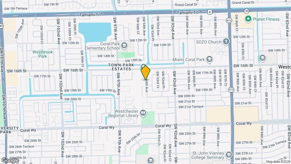 1740 SW 94th Ave Map and Location Details