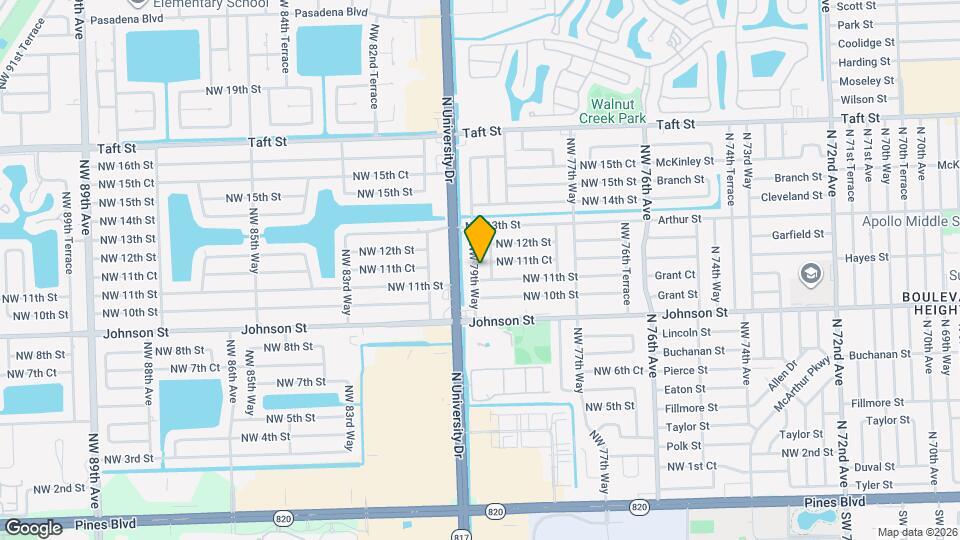 1111 NW 79th Way Map and Location Details