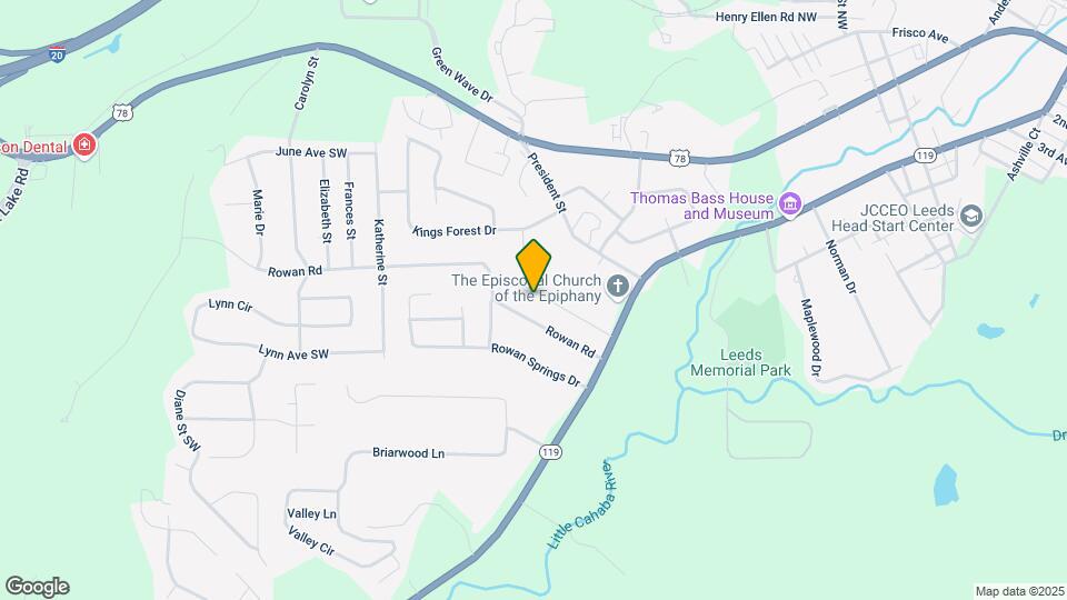 7260 Cahawba Ln Map and Location Details