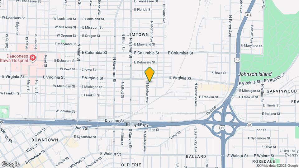 405 N Morton Ave Map and Location Details