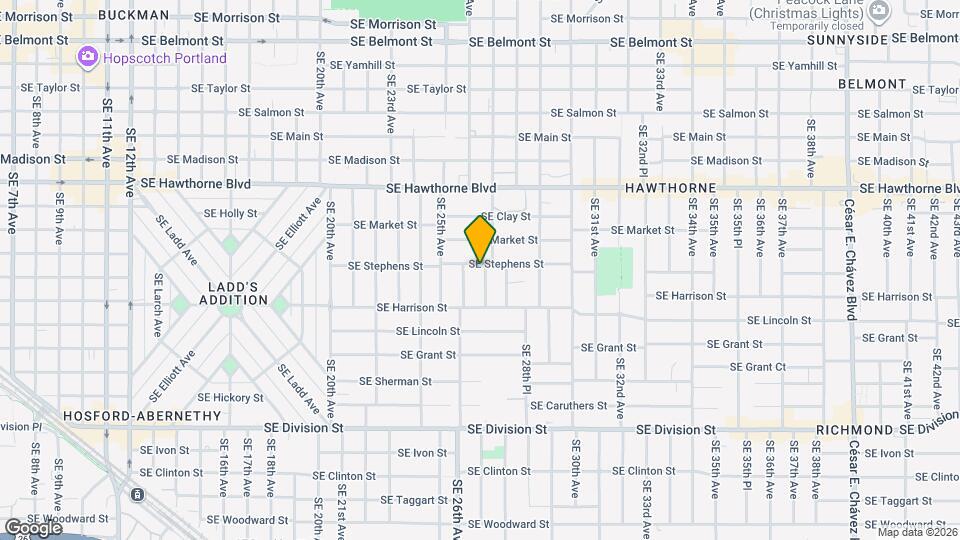 1905 SE 27th Ave Map and Location Details