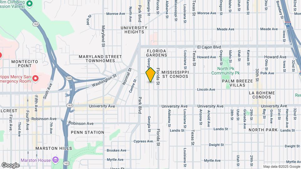 4025 Georgia St Mapa y Detalles de la Ubicación