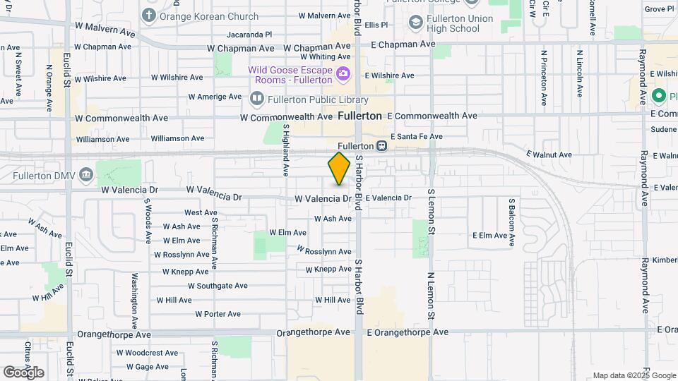127 W Valencia Dr Map and Location Details