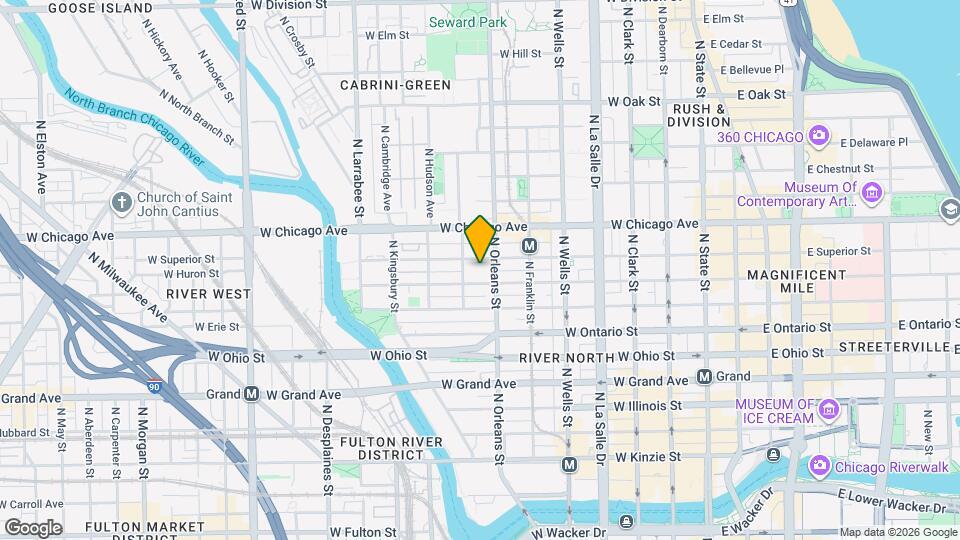 359 W Superior St Map and Location Details