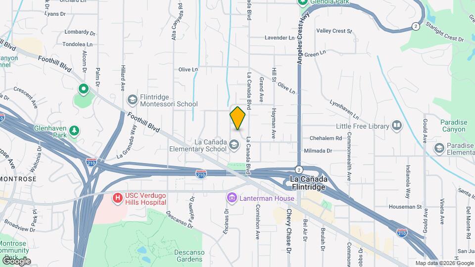 1224 Fernside Dr Mapa y Detalles de la Ubicación