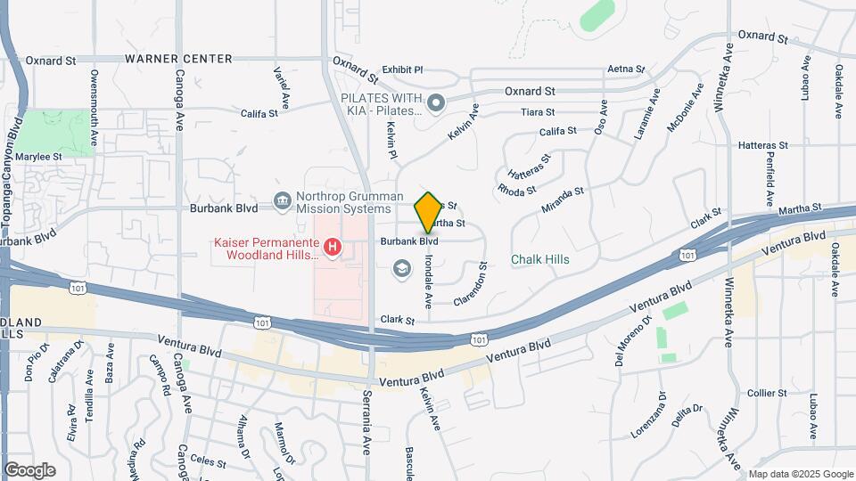 20803 Burbank Blvd Map and Location Details