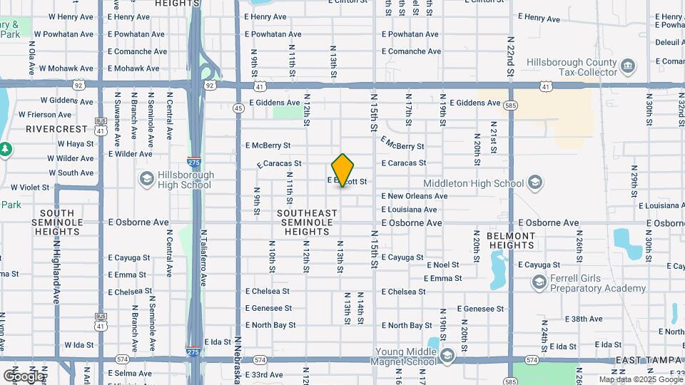 1302 E New Orleans Ave Map and Location Details