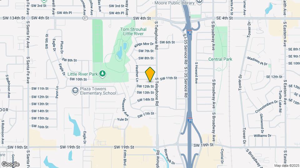 615 SW 12th St Map and Location Details