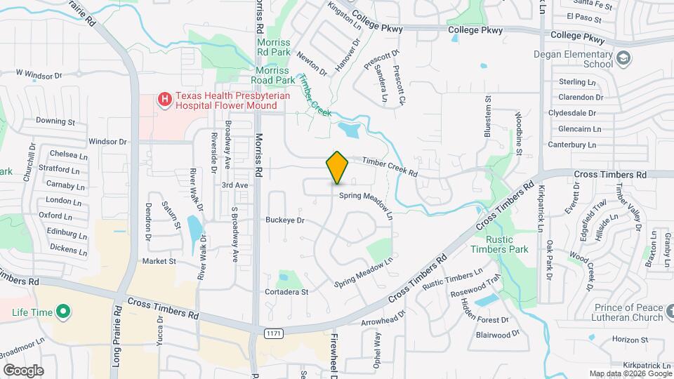 4228 Spring Meadow Ln Map and Location Details