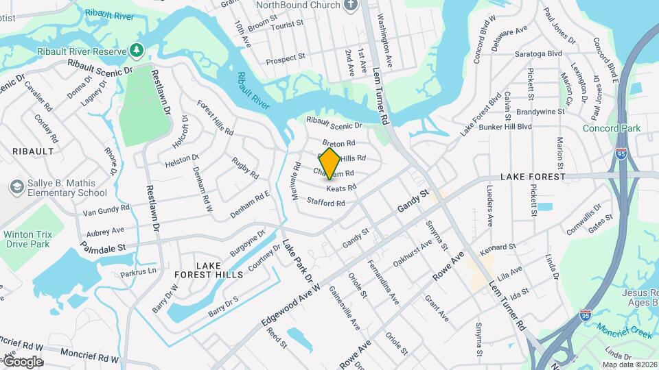 1655 Keats Rd Map and Location Details