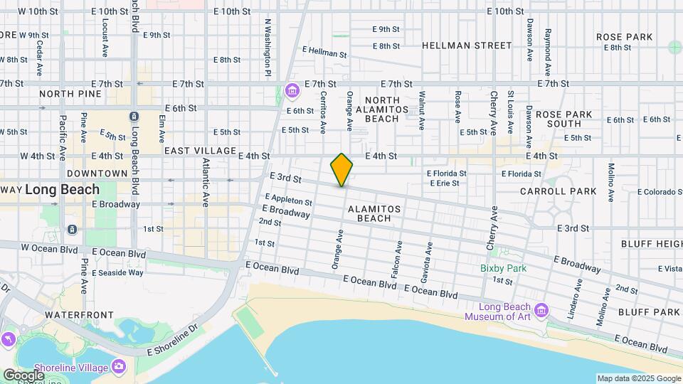 1162 E 3rd St Map and Location Details