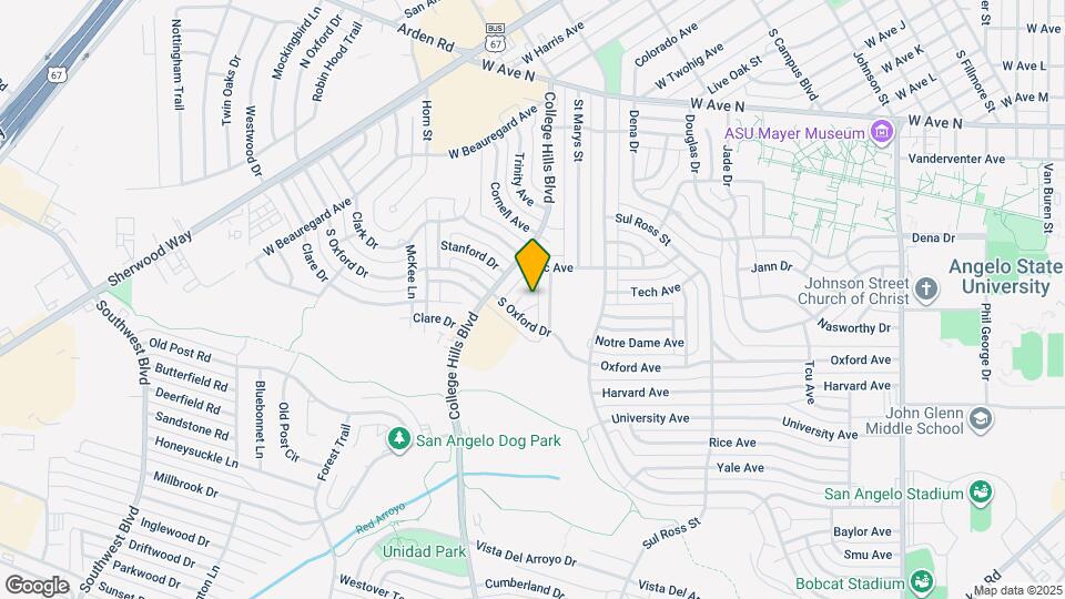 2310 Oxford Cir Map and Location Details