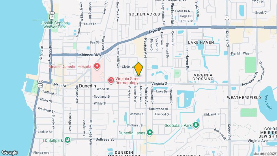 870 Virginia St Map and Location Details