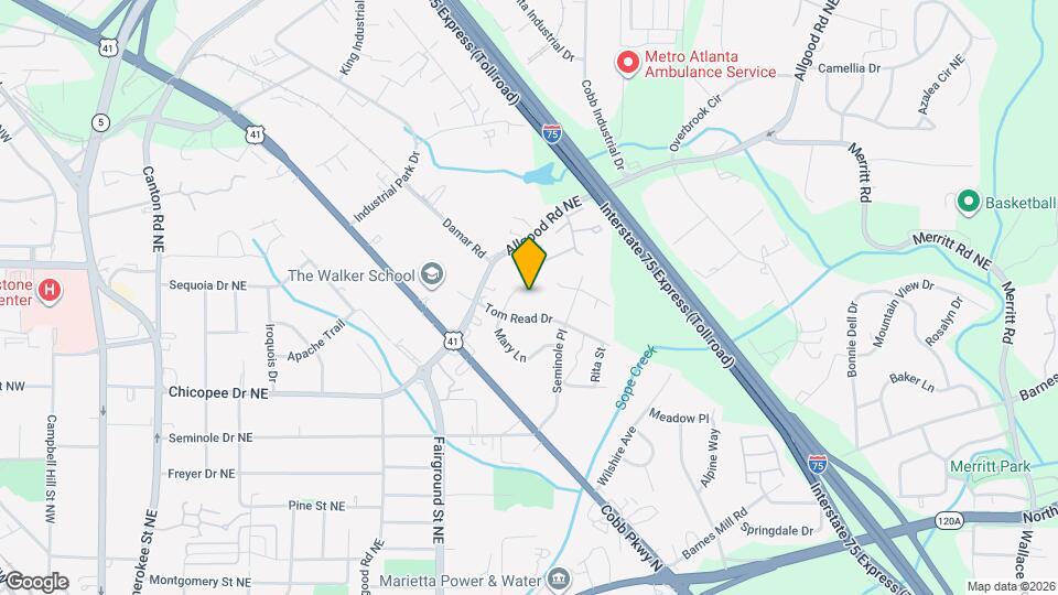 764 Mary Ln Map and Location Details