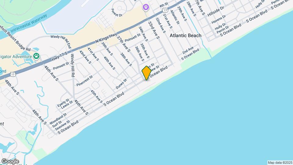 3607 S Ocean Blvd Map and Location Details
