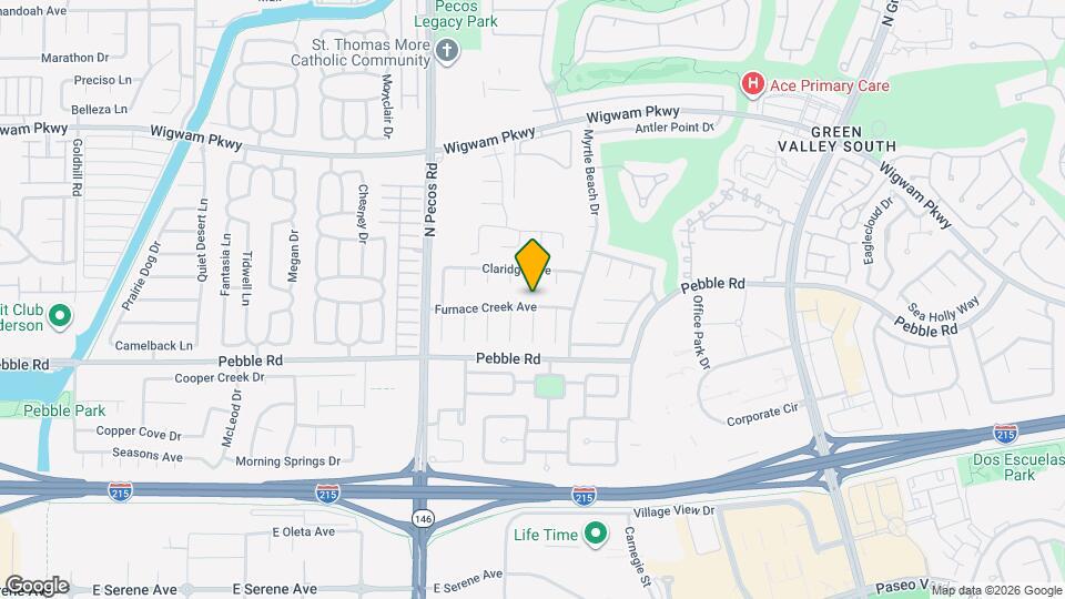 2514 Furnace Creek Ave Map and Location Details